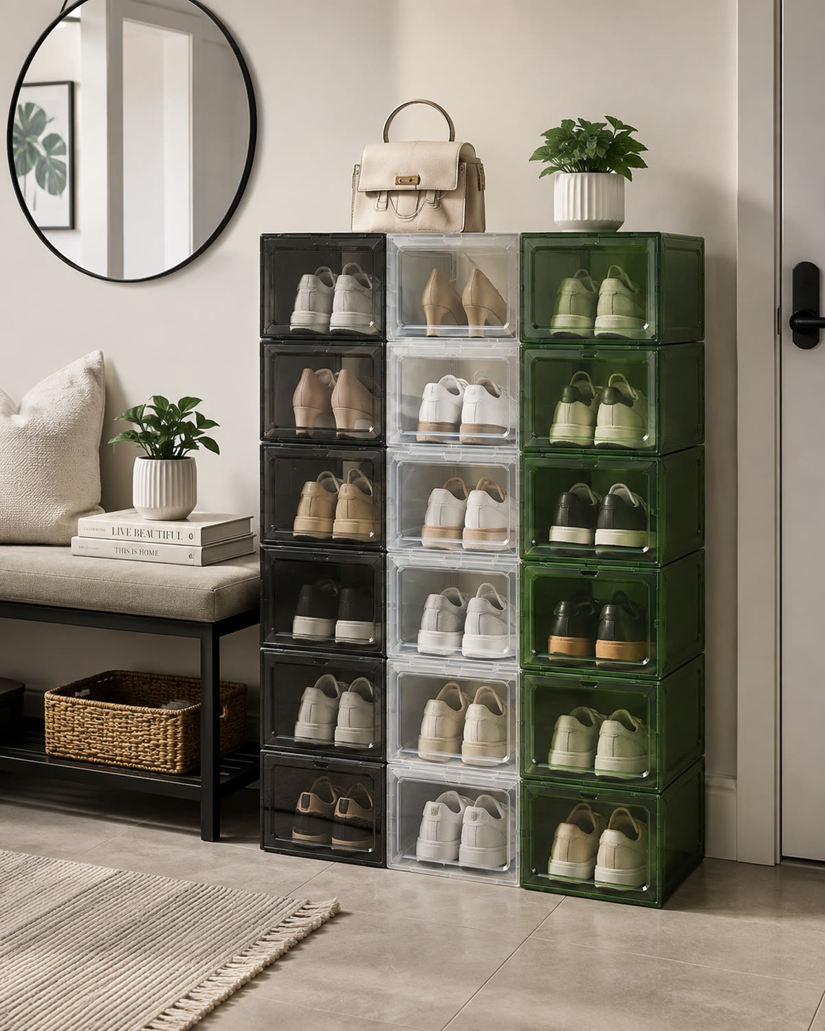 Zapatera organizadora de 6 niveles, detalle del producto